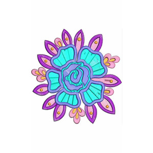 Leather Jacket Applique Embroidery Design