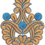 Rhinestone Applique Embroidery Design