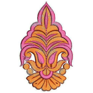 Printed Tank Dress Applique Embroidery Design