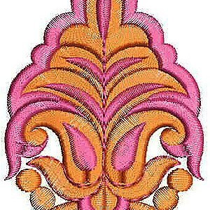 Printed Tank Dress Applique Embroidery Design