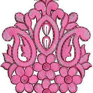 Sansas Dress Applique Embroidery Design