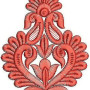 Cotton Thread Applique Embroidery Design