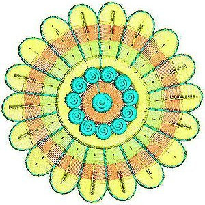 Blossom Floral Embroidery Design