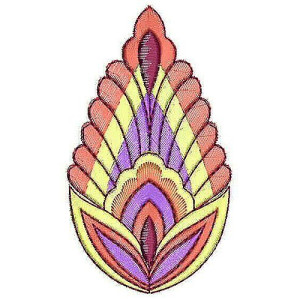 Bride Dress Wedding Dress Patch Embroidery Design