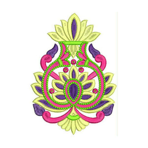 Pageant Dress Applique Embroidery Design