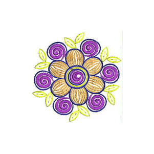 Arabic Clothing Applique Embroidery Design