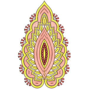 Floral Applique Quilt Pattern Design