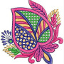 Russian Designer Applique Embroidery Design