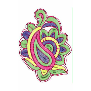 Simple Egyptian Costumes Applique Design