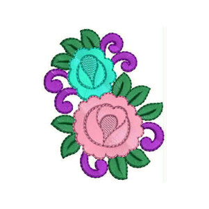 Rubber Embroidery Fom Patch Design