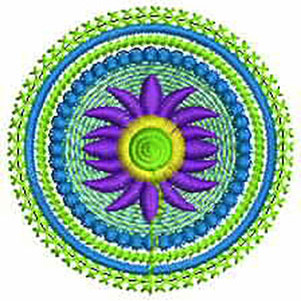 Circle Embroidery Pattern