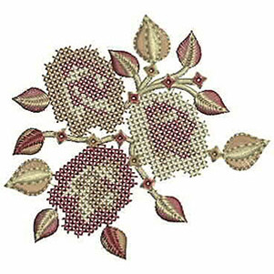 Cross Stitch Machine Embroidery Pattern