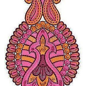 Guatemalan Fashion Clothing Applique Embroidery Design
