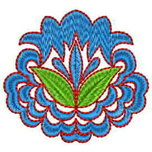 2.79 x 3.07 Inch Applique Embroidery Design