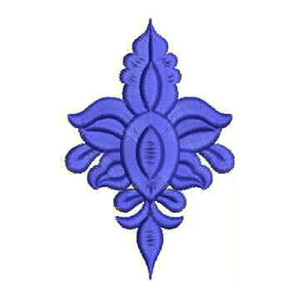 3.70 x 2.40 Inch Applique Embroidery Design
