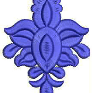 3.70 x 2.40 Inch Applique Embroidery Design