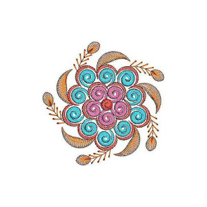 Tablerunner Applique Embroidery Design