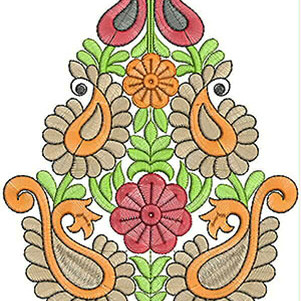 10.78 x 6.88 Inch Applique Embroidery Design