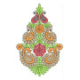 10.78 x 6.88 Inch Applique Embroidery Design