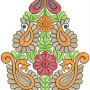 10.78 x 6.88 Inch Applique Embroidery Design