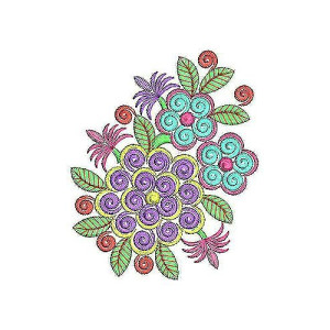 Bohemian Clothing | Creative Applique Embroidery Design