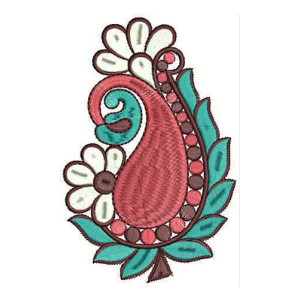 5.27 x 3.46 Inch Applique Embroidery Design
