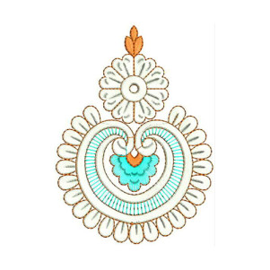 6.73 x 4.84 Inch Applique Embroidery Design