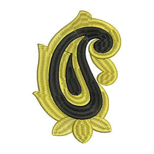 5.39 x 3.62 Inch Applique Embroidery Design