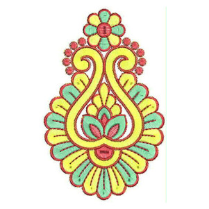 6.10 x 3.85 Inch Applique Embroidery Design