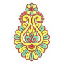 6.10 x 3.85 Inch Applique Embroidery Design