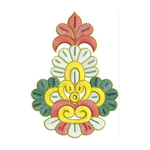 6.14 x 4.25 Inch Applique Embroidery Design