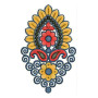 5.11 x 3.26 Inch Applique Embroidery Design