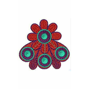 2.59 x 2.59 Inch Applique Embroidery Design