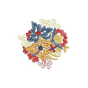 4.01 x 4.13 Inch Applique Embroidery Design
