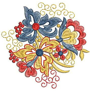 4.01 x 4.13 Inch Applique Embroidery Design