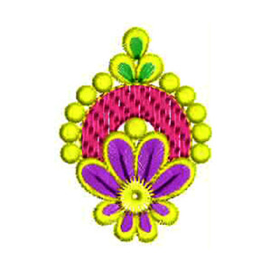 2.91 x 2.04 Inch Applique Embroidery Design