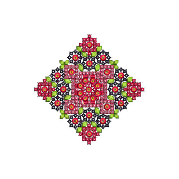 Cross Stitch Table Cloth Embroidery 7283
