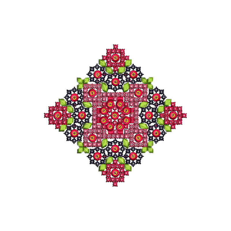 Cross Stitch Table Cloth Embroidery 7283