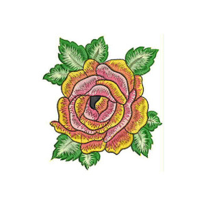 5.07 x 4.52 Inch Applique Embroidery Design