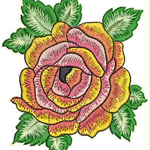 5.07 x 4.52 Inch Applique Embroidery Design