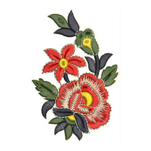 4.64 x 3.07 Inch Applique Embroidery Design