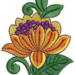 4.13 x 2.99 Inch Applique Embroidery Design