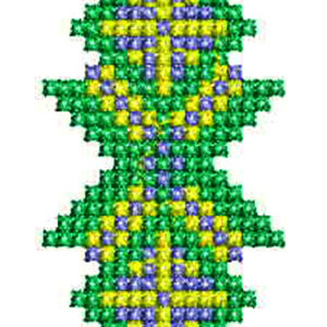 Cross Stitch Patch Embroidery Design