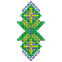 Cross Stitch Patch Embroidery Design