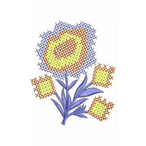 Indian Applique Embroidery Design