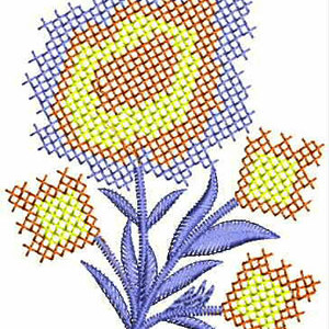 Indian Applique Embroidery Design