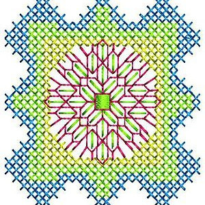 Cross Stitch Embroidery Design For Table Linens