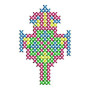 Overlays Cross Stitch Embroidery Patch