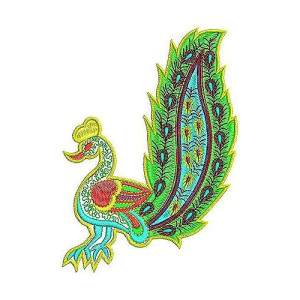 Farasha Back Embroidery Design