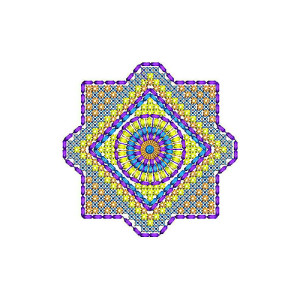 Cross Stitch Embroidery Table Cloth